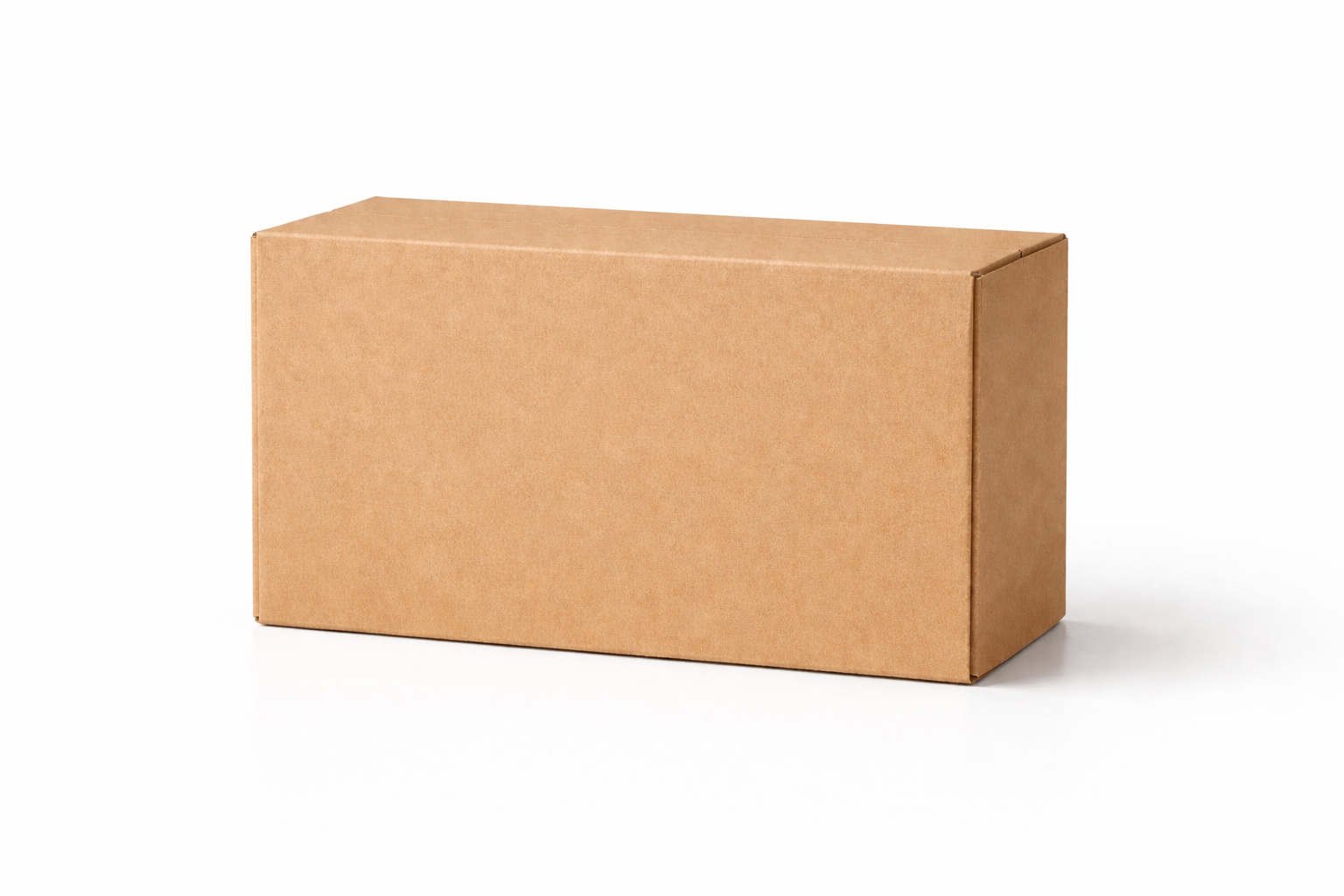 plain brown box without branding  bakery packaging before custom printing